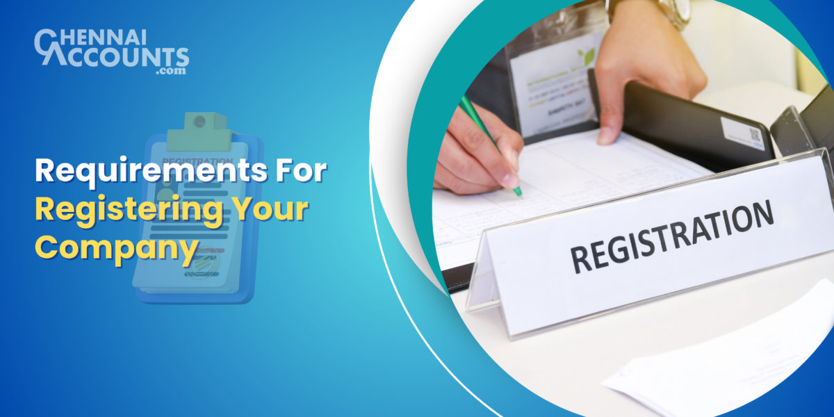 Person filling out company registration forms with paperwork and a checklist of legal requirements.